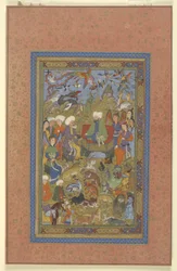Sulayman és Bilqis trónolt, 1590-1600 körül