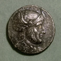 I. Szeleukosz Tetradrachma (358-280 körül) Szíria királya, Perszepoliszban verték, ie 300 körül (ezüst)