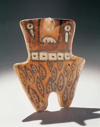 Termékenységi figura, Tiahuanaco (festett agyag)
