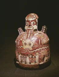Isten alakját ábrázoló kerámiaedény, Nazca kultúra (kerámia)