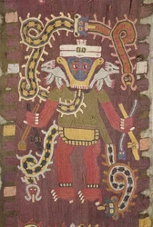 Gyapjú mitológiai alak, Paracas törzs (textil)