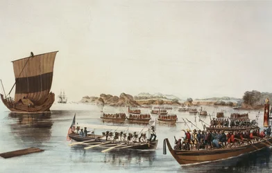 A Rubicon átadása, 1853 körül
