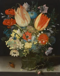 Csendélet tulipánnal