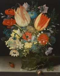 Csendélet tulipánokkal, 1623.