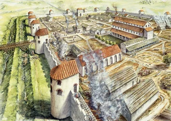 Portchester kastély, AD345, 1990-2010