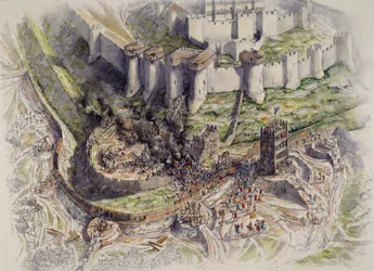 Dover Castle ostroma, Kent, 1216 c1995-c2006.