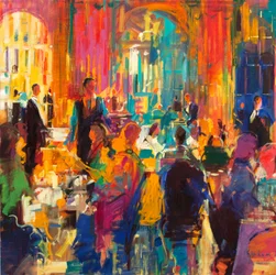 Age of Elegance, The Waldorf, 2021 (olaj, vászon)