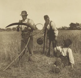 In the Barley-Harvest, Suffolk, 1888 (fénynyomat)