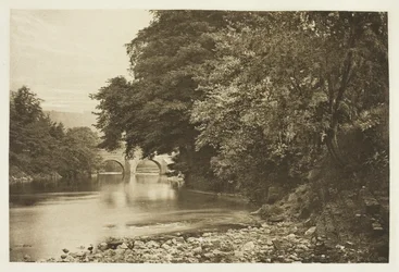 Rowsley Bridge, a Derwent folyó mentén