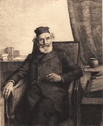 A művész édesapja, Jens Peter Ilsted