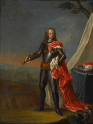 József Károly sulzbachi nádor gróf arcképe 1694-1729.