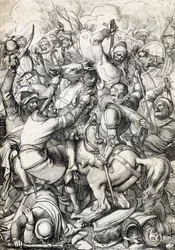 I. Sebestyén portugál király (1554-1578) fogságba esik az alcácer-quibiri csatában (Ksar el-Kebir, avagy a három király csatája) 1578. 4/08-án Marokkóban