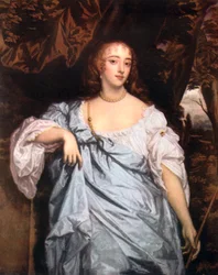 Elizabeth Bagot, Falmouth grófnője, 1670-es évek.