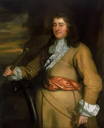 George Monck (1608-1670), Albemarle első hercegének portréja. Olaj, vászon