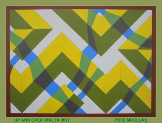UP AND OVER, 2017, AKRIL PAPÍRRA