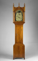 Tall Case Clock, 1815 körül (juhar, cseresznye, sárgaréz és vas)