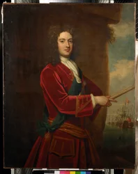 James Berkeley admirális portréja