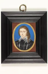 Edmund Waller (akvarell pergamen)