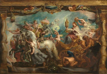 Az egyház diadala, 1628 után (olaj, fa)