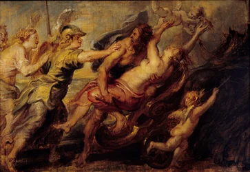 A Proserpine eltávolítása. Pierre Paul (Pierre-Paul) Rubens (vagy Peter Paul vagy Petrus Paulus) festménye (1577-1640) Ec. Nagyzolás