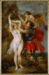 Androméda kiszabadulása Perseus által