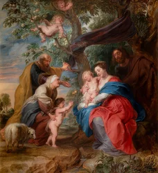 A Szent Család az almafa alatt. 1632 körül