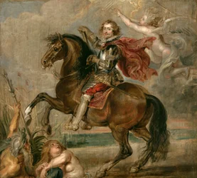 Buckingham herceg lovas portréja