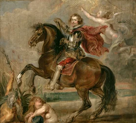 Buckingham hercegének lovas portréja