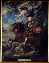 Don Ferdinánd osztrák bíboros (vagy Habsburg Ferdinánd) lovas portréja