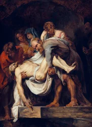 Franciául:  A sírbatétel A sírbatétel