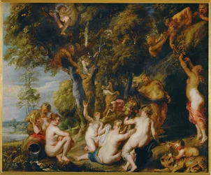 Nymphs and Satyrs (festmény vászonra)