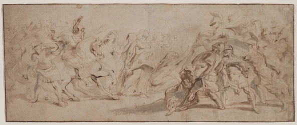 A rómaiak és a szabinok kibékülése, c. 163235.