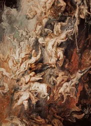 The Fall of the Damned (festmény tölgyfára)