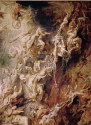 The Fall of the Damned (festmény tölgyfára)