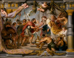 Ábrahám és Melkisédek találkozása, c. 1626.