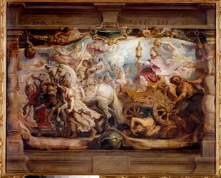 Az egyház diadala a furián, a viszály és a gyűlölet felett Peter Paul (Pierre-Paul) Rubens (vagy Peter Paul vagy Petrus Paulus) festménye (1577-1640) 17. század. Madrid, Prado Múzeum
