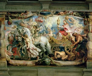 Az Egyház diadala a düh, a gyűlölet és a viszály felett, 1628 előtt