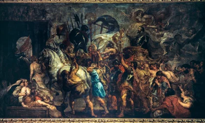 IV. Henrik diadalmas belépése Párizsba (március 22