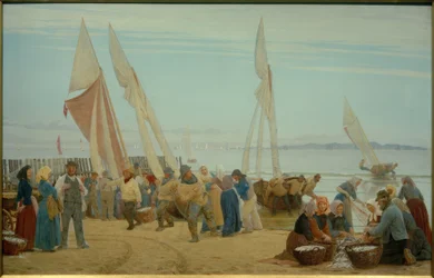 Holnap Hornbaéknál. A halászok kijönnek a partra