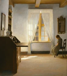 Olvasó lány, 1901