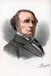Richard Monckton Milnes, 1. Baron Houghton, angol költő és politikus, 1890.