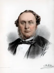 Sir Michael Costa, olasz származású brit zeneszerző és karmester, 1890.