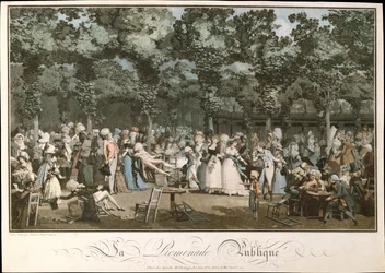 A nyilvános sétány, 1792