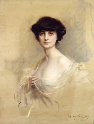 Anna de Noailles (1876-1933) 1913 (olaj, vászon)
