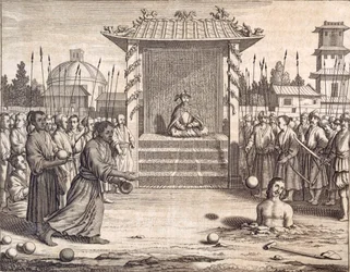 "Egy bitorló halálra kövezve", pub. 1672.