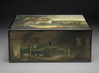 Antik levélszekrény Humidorrá alakítva, 1840 körül
