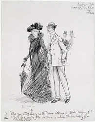 Mrs Jones (toll és tinta papíron)