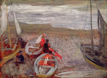 Csónakok a tengerparton, Southwold