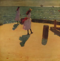 A Walberswick mólón, c1887, c1915