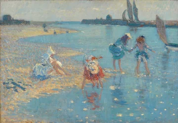 Walberswick, Children Paddling, 1891